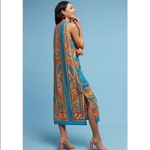 Anthropologie Akemi+ Kin Tanvi silk dress